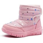 Bottes de neige - zgeer - modèle - rose - imperméables - doublure en peluche - sports dhiver Bottes de neige - zgeer - modèle - rose - imperméables - doublure en peluche - sports dhiver