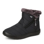 Bottes de neige femme bottines impermabl chaussures hiver fourres chaude boots antidrapantes