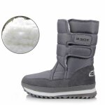 Bottes de neige pour hommes et femmes du mme style plus velours chaud impermable bottes en coton antidrapan ...