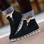 Bottes de neige pour homme funmoon - impermables et antidrapantes - noir