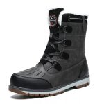 Bottes de neige pour hommes - haute qualité chaudes et imperméables - taille 38 - 47 - gris Bottes de neige pour hommes - haute qualité chaudes et imperméables - taille 38 - 47 - gris