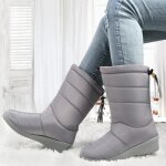 Bottes de neige bottes de neige impermables pour femmes bottes de neige dextrieur chaudes en velours ...