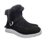 Bottes de neige rembourres pour femmes - funmoon - noir - zip - lgres et chaudes - douces et confortables ...