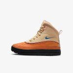 Bottes nike woodside 2 high gs marron pour garons - caoutchouc - lacets