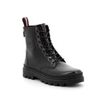 Bottes palladium pallatrooper off - 1 en cuir noir pour homme