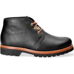 Botte panama jack panama igloo - homme - cuir - noir / blanc - lacets - haute