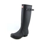 Botte de pluie en caoutchouc hunter original tall - noir / bleu - adulte Botte de pluie en caoutchouc hunter original tall - noir / bleu - adulte