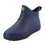 Bottes de pluie courtes impermables  la mode pour hommes en plein air sans lacets sur les chaussures ...