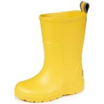 Isotoner bottes de pluie hautes ultra confortables et l�g�res faciles � enfiler jaune mixte enfant