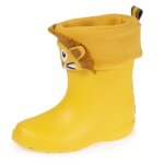 Isotoner bottes de pluie avec chaussette amovible jaune garon
