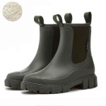 Bottes de pluie femme - marque - semi - hautes - impermables - confortables - antidrapantes