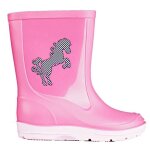 Bottes de pluie pour filles horka - pvc rose - impermables et antidrapantes