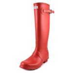 Botte de pluie - hunter - original tall - caoutchouc rouge - femme - haute tige Botte de pluie - hunter - original tall - caoutchouc rouge - femme - haute tige