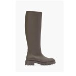 Bottes de pluie - justfab - cassietta - vert arme - talon 4cm - femme