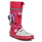 Botte de randonn�e enfant regatta peppapuddle - winterberry unicorn - caoutchouc - talon carr�