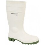 Bottes de scurit pour femme - dunlop fs1800 / 171bv - pvc / nitrile rsistant - blanc
