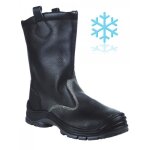 Botte de scurit fourre en cuir noir s3 src - sf singer freres - taille 40