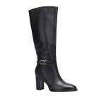 Bottes en simili � bride m�tallique d�corative. dot�es dune fermeture zipp�e sur le c�t� int�rieur. pour ...