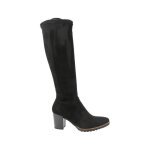 Bottes stretch  talon pour femme - dorking d7890 - st - noir - zip - synthtique - talon aiguille 65 ...