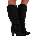 Bottes  talons hauts - leoclotho - mar 36 - noir - cuir - femme