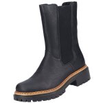 Bottes tendance avec doublure chaude - rieker - noir - synthtique - zip - haute - carr