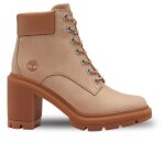 Bottes - timberland - allington heights mid - cuir - beige - lacets