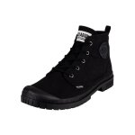 Bottes en toile pampa sp20 vegan hi - palladium - noir - lacets - mixte