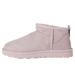 Bottes - ugg australian - classic ultra mini - femme - cuir - violet