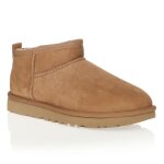 Bottes ugg classic ultra mini ii en cuir marron pour femme