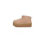 Bottes ugg classic ultra mini platform - femme - beige - tige en daim - confortable et durable Bottes ugg classic ultra mini platform - femme - beige - tige en daim - confortable et durable