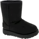 Bottes - ugg - enfant - noir - daim - nubuck - lacets