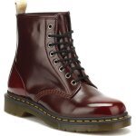 Bottes vegan 1460 - dr. martens - rouge - haute - 100% vgtalien - semelles rsistantes