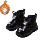 Bottes - vitata - kuromi - simili cuir - confortables - zip latéral - fille Bottes - vitata - kuromi - simili cuir - confortables - zip latéral - fille