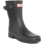Bottes wellington courtes raffines pour femme hunter - noir - caoutchouc - impermable