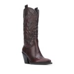 La modeuse - bottes cuissardes - bottes santiags en simili textur avec dtails en surpiqres. dotes ...