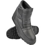 Bottillons fourrs - terre jardin - 38 - adulte - mixte - noir - synthtique - plat - scratch