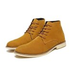 Bottine aide faible bottes - marque - modle - cuir - jaune - homme