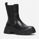 La modeuse - bottines - bottines esprit chelsea en simili. modle  bout rond semelle et talon carr ...