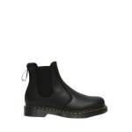 Bottines chelsea dr martens 2976 - noir - cuir - doublure polaire - homme