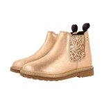 Bottines chelsea fille gioseppo agar - or rose pailleté - semelle compensée - confortable et écologique ... Bottines chelsea fille gioseppo agar - or rose pailleté - semelle compensée - confortable et écologique ...