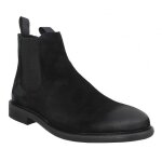 Bottines chelsea homme en cuir noir - schmoove - 013894 - 41 - black - hauteur moyenne - fermeture lastique ...