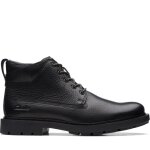 Bottines - clarks - 26169004 - cuir - lacets - homme - noir