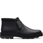Bottines clarks 26169495 noir chaussures homme - cuir - plat - moyenne