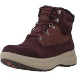 Bottine - clarks - 85932 - rouge - cuir - lacets