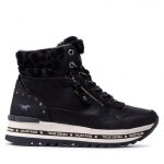 Bottines compenses noires mustang 1364503