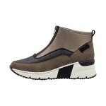 Bottine  compense rieker wildebuk - marron
