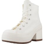 Bottines - converse - chuck 70 de luxe heel - blanc - talon compens 10. 5 cm - femme