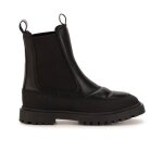 Bottines en cuir boss noir enfant