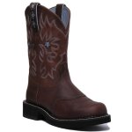 Bottines en cuir brod� pour femmes ariat probaby - marron brun - taille 36. 5