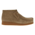 Bottines cuir daim clarks beige